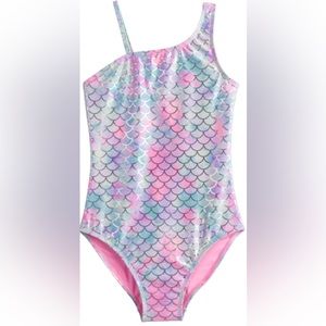 SO® | Mermaid One Shoulder One Piece Girl’s Swimsuit | Size 16 | NWT